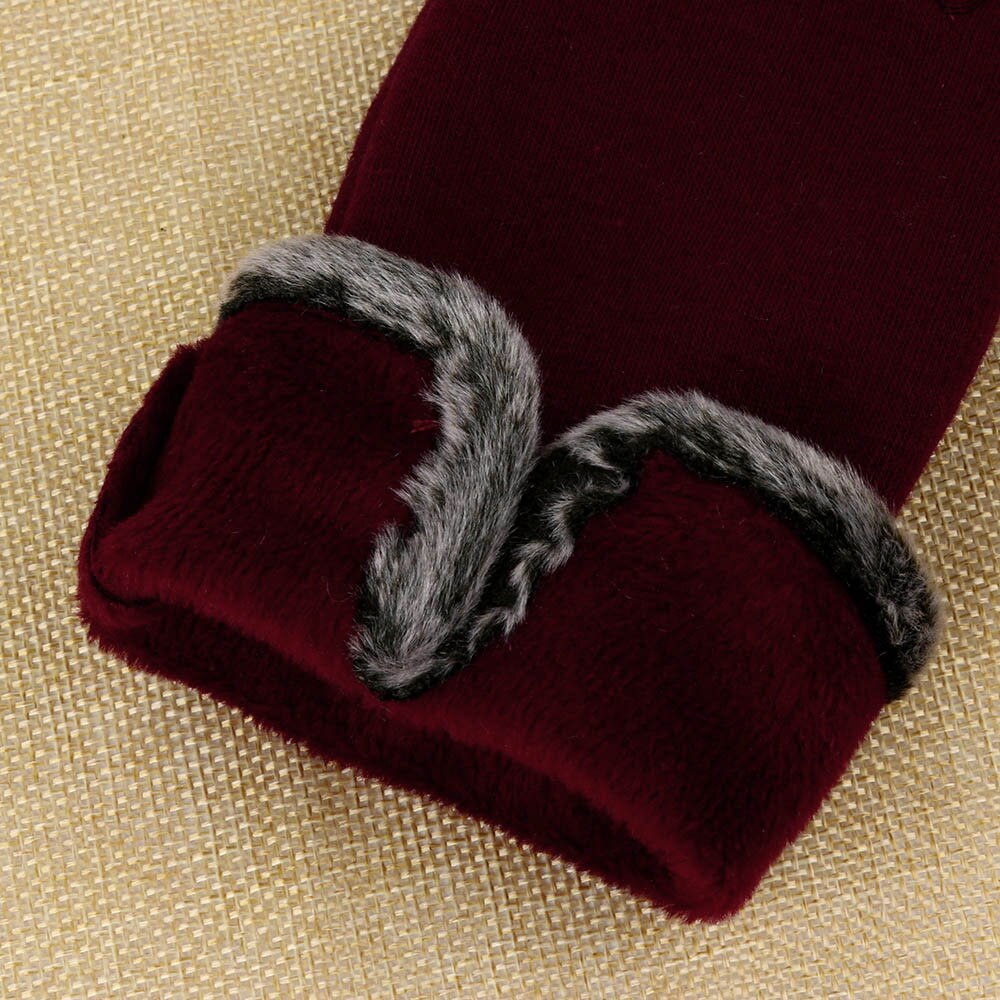 Women Lady Cashmere Keep Warm Driving Full Finger Gloves Screen Glove Winter Gloves Autumn Warm Gloves #
