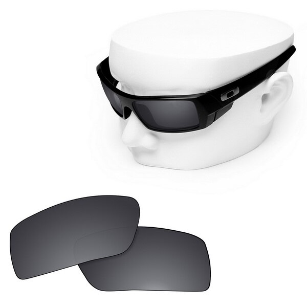 OOWLIT-lentes polarizadas de repuesto para gafas de sol pequeñas, Oakley Gascan: Black Chrome