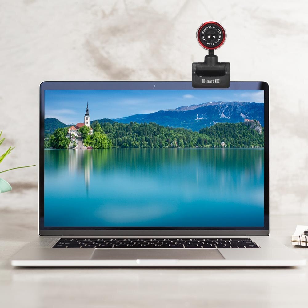 HD Webcam with Built-in Microphone USB Computer Web Camera for Computer PC Laptop Windows 10 8 7 XP Widescreen Video Work