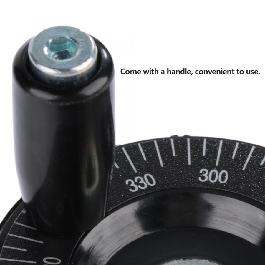 Balck Bakelite Hand Wheel 1 Pcs 63mm Solid Bakelite Hand Wheel Scale Handwheel Machinery Accessaries