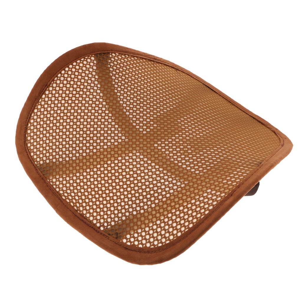 Car Office Home Traveling Mesh Backrest Cool Vent Cushion Back Lumbar Support Comfortable