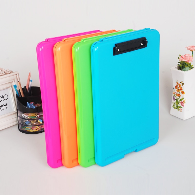 Candy Color Multifunctional File Case Plastic Clip... – Vicedeal