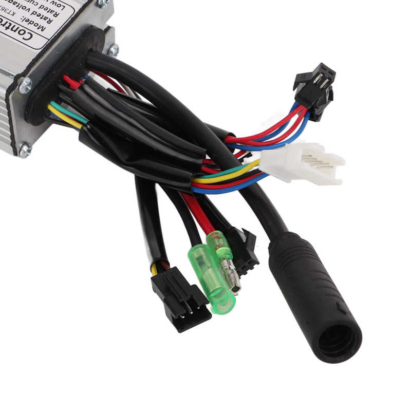 Sine Wave Controller Aluminum Alloy Ordinary Connector 15A Sine Wave Controller with Light Line for 250W Brushless Motor