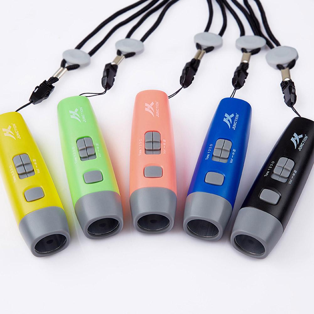 Electronic Whistle 3 Tone Adjustable High Volume Referee Whistles With Lanyard Sports Emergency Whistles