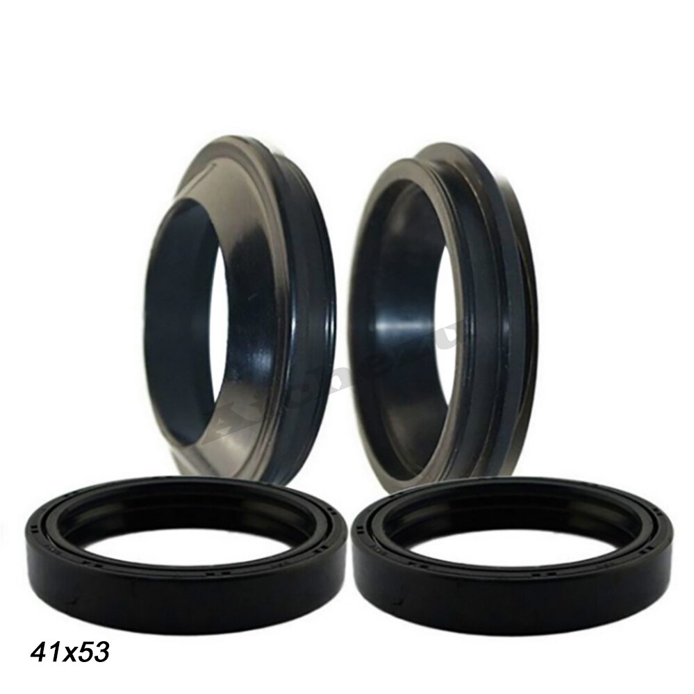 ACZ-amortiguador de horquilla delantera para motocicleta, sello de aceite y polvo, amortiguador de goma para Yamaha T-MAX500, TMAX500, 2003-2007, 41x53x11 Mm