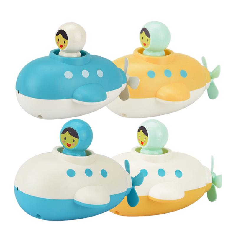 1 pc baby bath toy swimming submarine safety cute portable bathtub children's early learning supplies for children baby bath toy