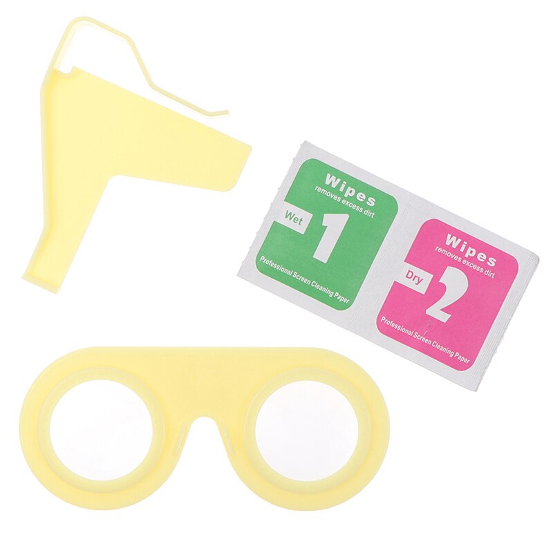 Mini Vouwen Virtual Reality Bril 3D Vr Smartphone Draagbare Ios Android Set: YELLOW