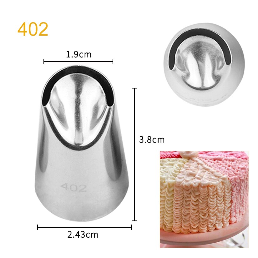 3 Stks/partij Dahlia Bloemblaadjes Ruche Tips Icing Piping Nozzles Fondant Cake Decorating Pastry Tip Set Cupcake Gereedschap Bakvormen