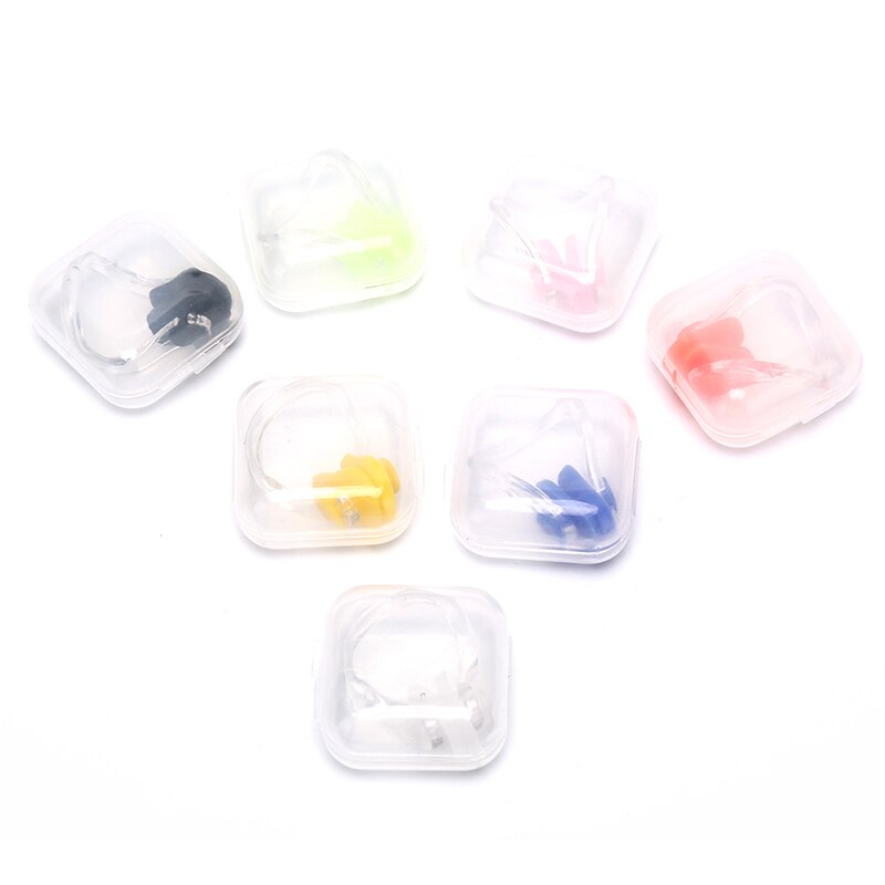 Soft Comfortable Single Nose Clip Boxed Silicone Adult Children Universal Swimming Beaches Waterproof Equipment Accessories