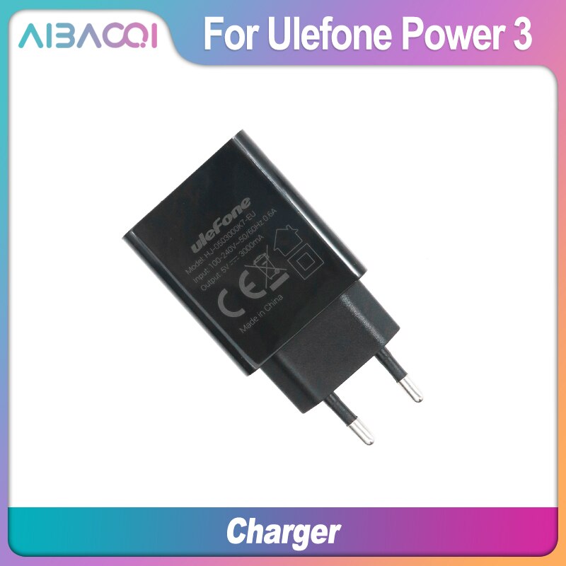 adaptador de CA Original, Cargador rápido 3,0, cargador de viaje Adaptador de enchufe de la UE + Cable USB DC 5V 7V 9V 2A para Ulefone Power 3/Power 3S: Charger