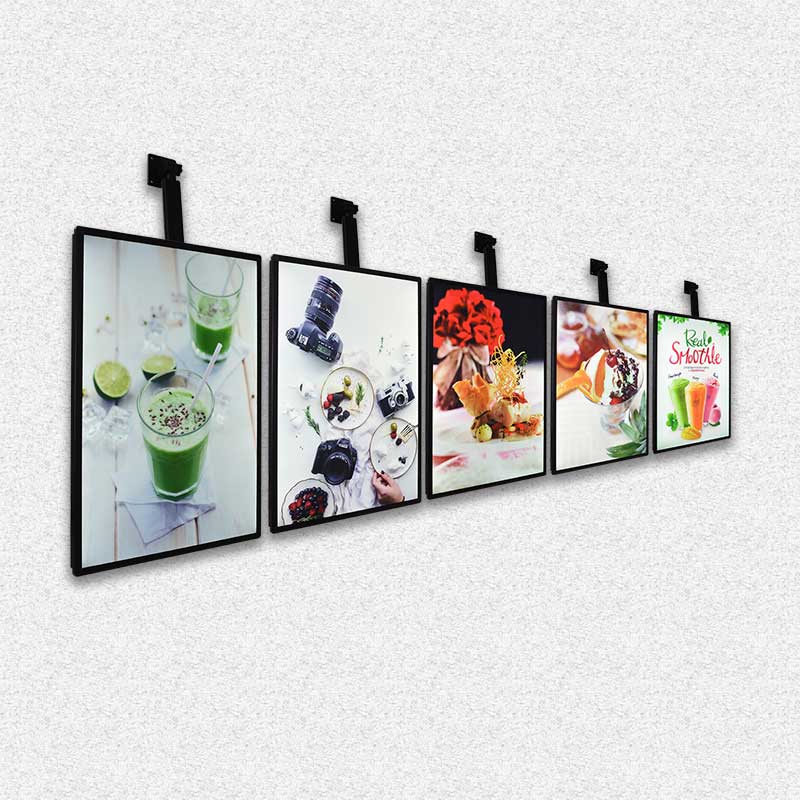 light sign changeable menu board fast food counter