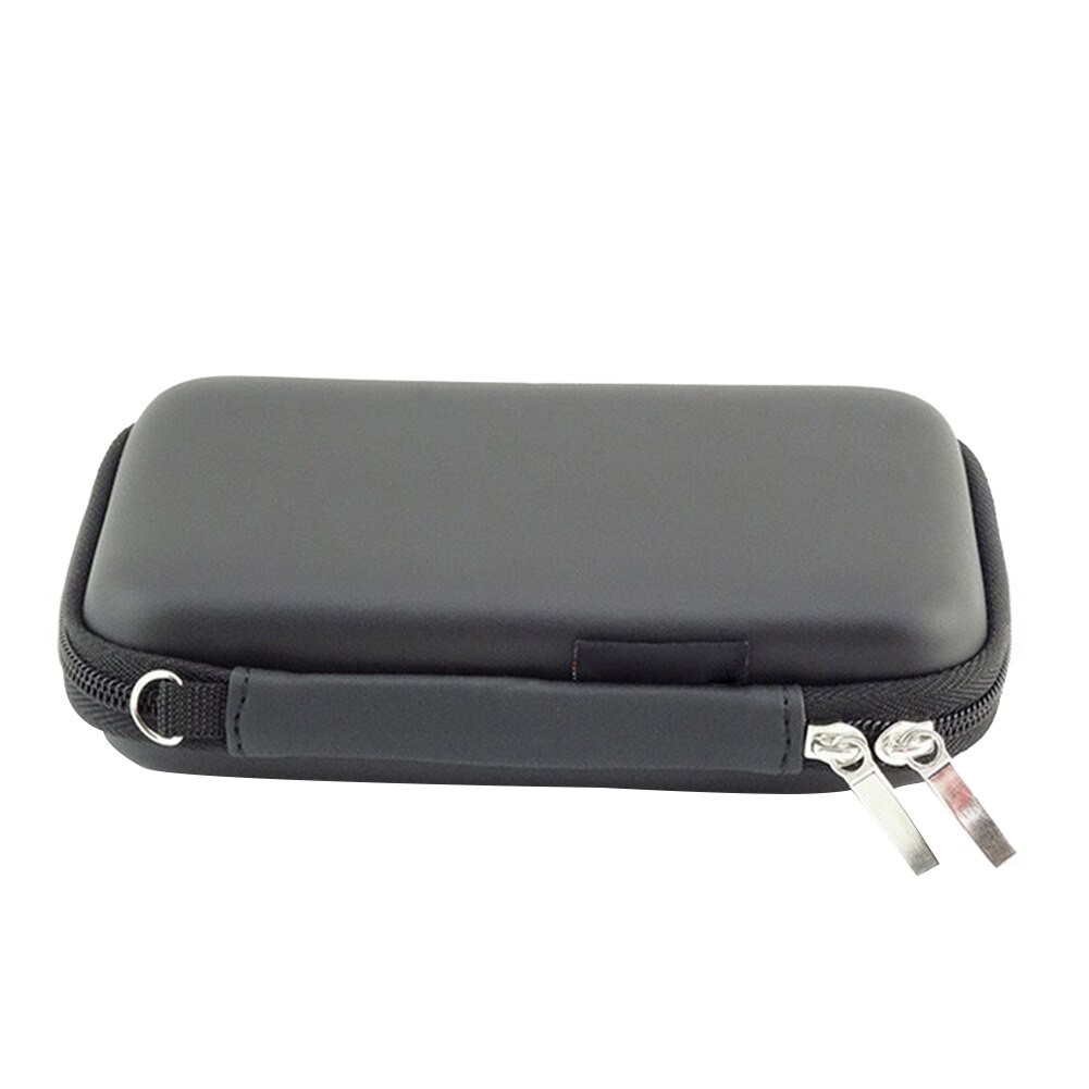 Harde Schijf Case 2.5Inch Draagbare Harde Schijf Datakabel Koptelefoon Opbergtas Geval Organisator: Black