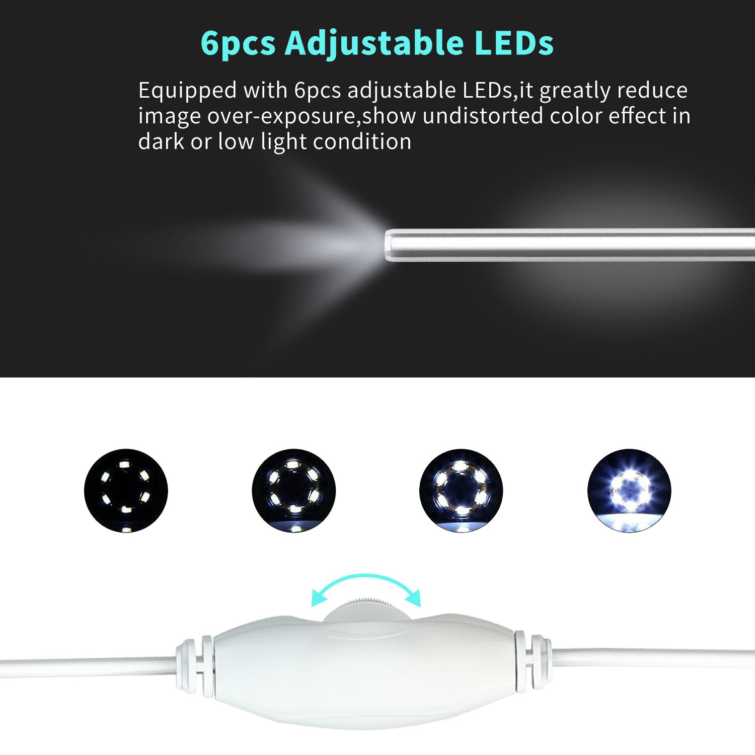Pink USB HD Visual Ear Wax Cleaning Endoscope Spoon 5.5mm Mini Borescope Android PC Earwax Pick Tool Health Care Otoscope Camera