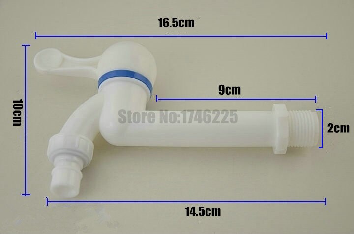 2pcs/lot 1/2" 3/4"PPR Fast On Faucet Bibcock Plastic Faucet Plastic Tap Kitchen Faucet Washing Machine Tap bathroom