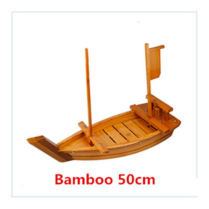 Bateau de Sushi de Cuisine japonaise, outil de fruits de mer, modèle de boutique en bois, fait à la main, bateau Simple, Sashimi assortiment de plats froids, vaisselle de Bar