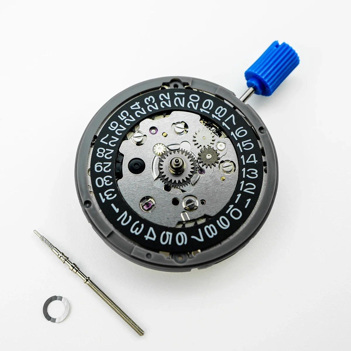 NEUES GMT NH34 Automatisches mechanisches Uhrwerk Schwarz 3/3,8H Datumsrad Hohe Genauigkeit 24 Juwelen NH34A 4R34 24H Zeiger GMT-Funktion