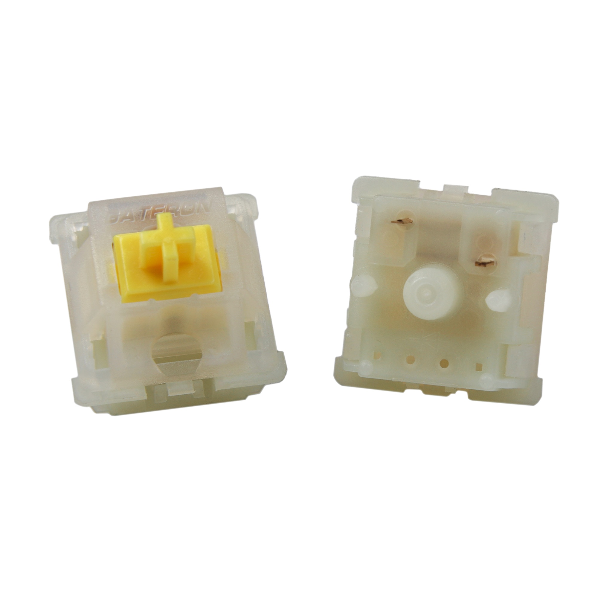 Gateron Milky Yellow MX 5 pin Switches Shaft for all MX Mechanical Keyboard Support 4 pin RGB