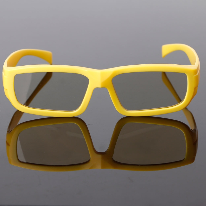Gafas 3D talla para niños gafas circulares polarizadas pasivas 3D para Real D 3D TV cine película: Y