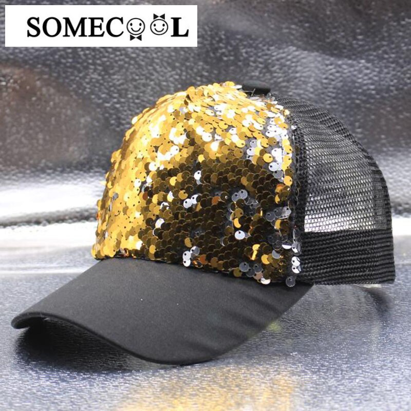Adult&kids Baseball caps Club Bar Party Dancer Sequin Cap Children Baseball Cap Glitter Sparkling Shiny Hats Adjustable H9