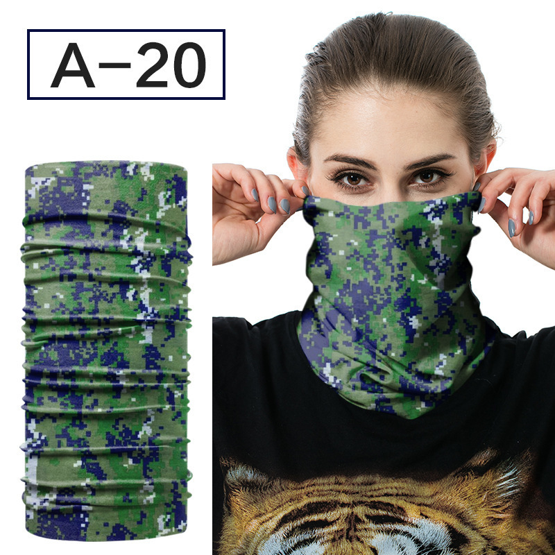 crâne flamme Bandana bandeau Sport vélo vélo Multi fonctionnel sans couture tubulaire magique Bandanas Tube anneau écharpe: A-20