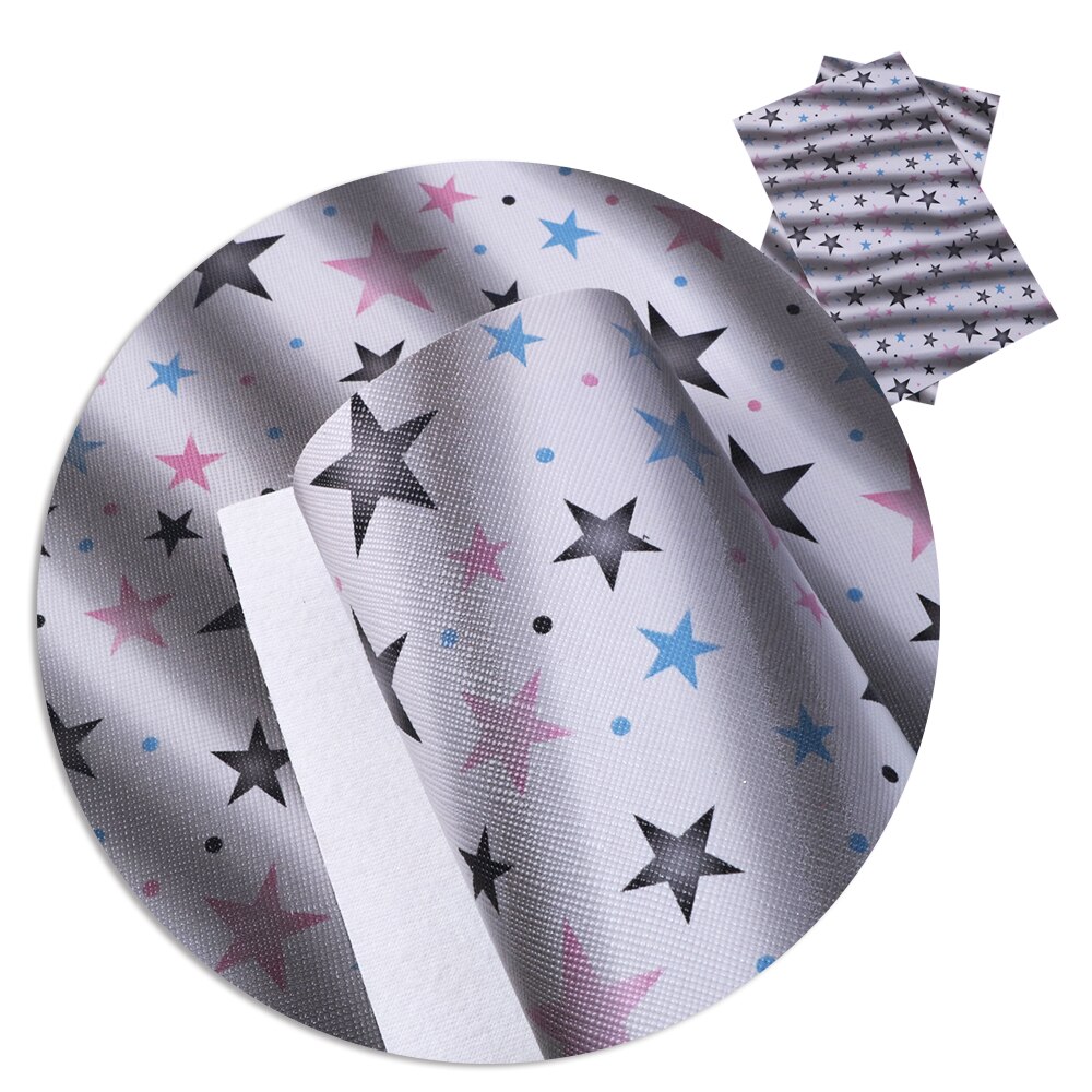 20*34cm Starfish Rainbow Patterns Printed Synthetic Leather,DIY Handmade Materials For DIY Earrings Crafts,1Yc4739: 1071217006