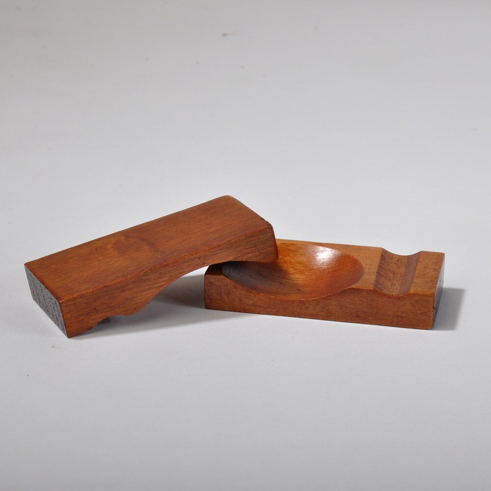 2Pcs Japanese Style Simple Wooden Chopsticks Holder Sushi Chopstick Rest Kitchen Tableware Accessories Fork Spoon Stand