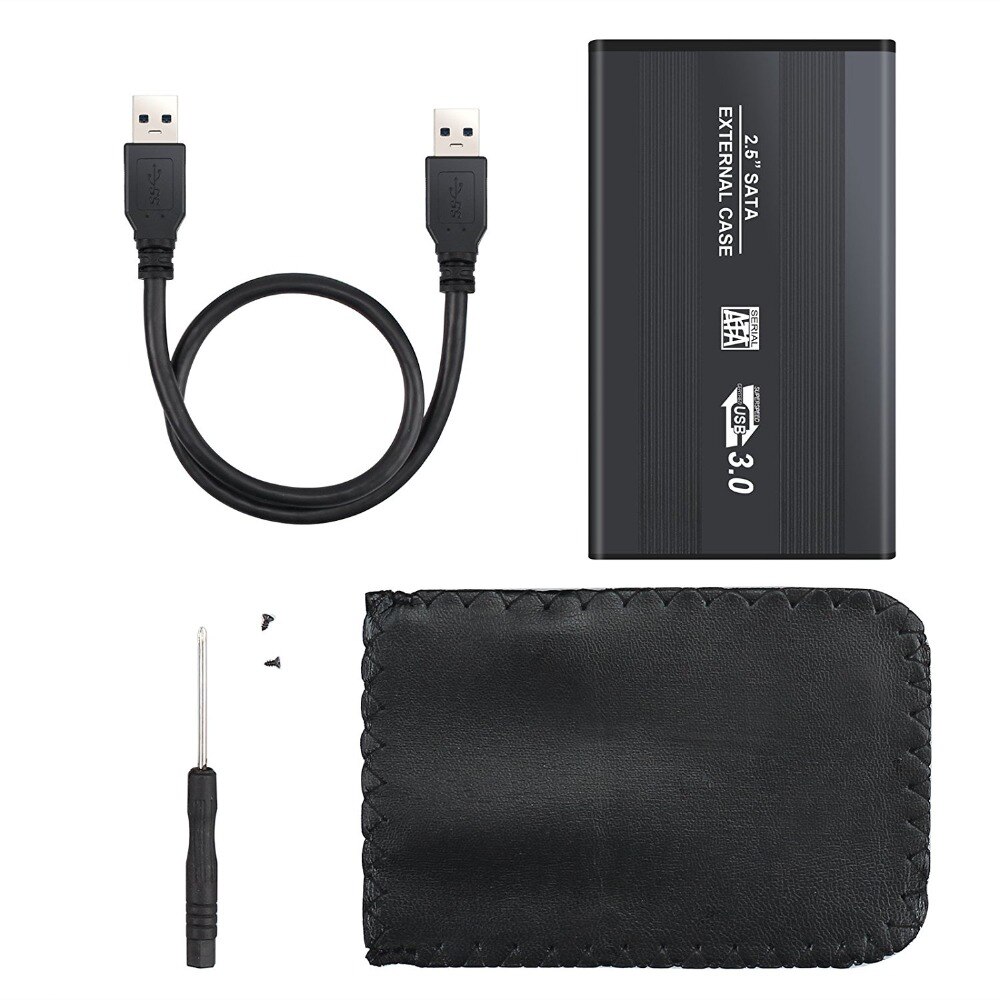 Carcasa de disco duro externo SATA III a USB 2,5 de 3,0 pulgadas, 5Gbps, soporte de caja SSD, enchufe para Windows Mac