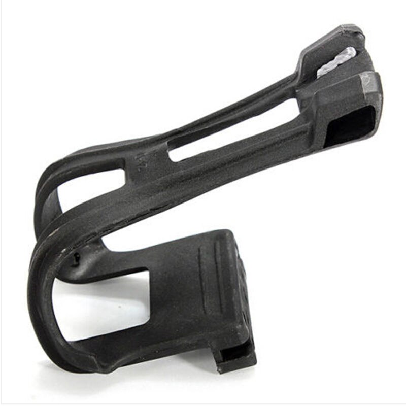 Bicycle Bike Strapless Toe Pedal Clips Black Ultra-light Bicycle Pedal Half Clips With Screws Cycling Accessories 1 Pair