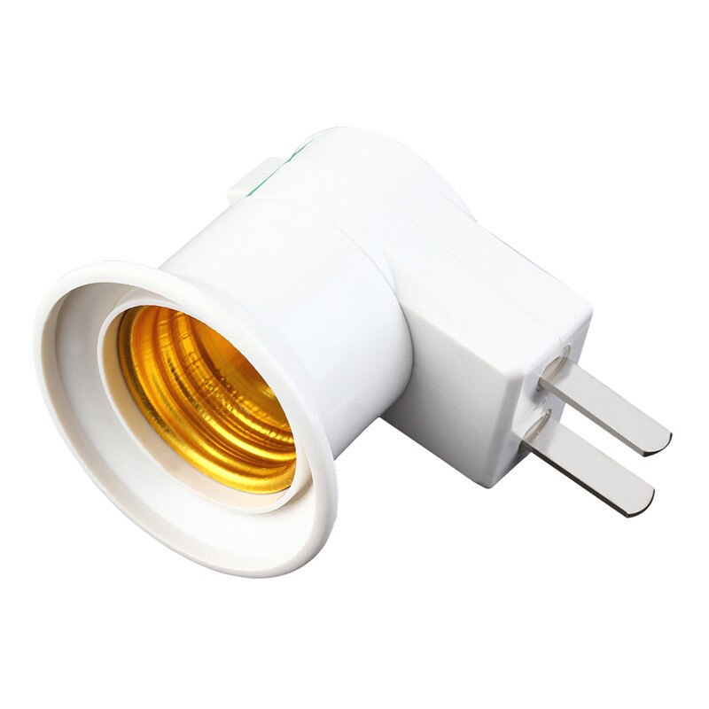 E27 super let lampe lys vægstik  e27 fatninger lampe base us/eu stik lampe fatning med tænd/sluk-knap: Os stik