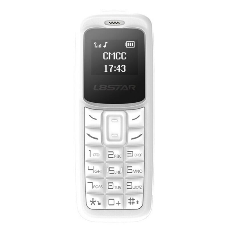 BM30 – téléphone portable GSM Bluetooth, le plus petit casque d'appel: WHITE