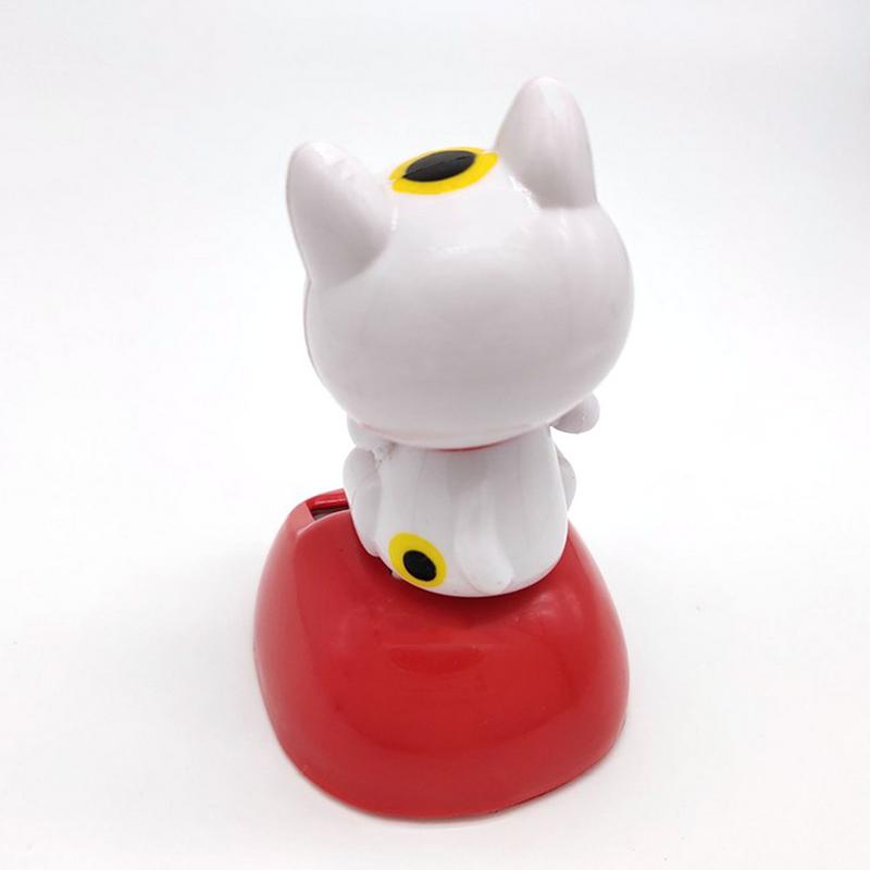 Lovely Solar Power Cat Interior Ornament Home Decor for Kids Toy Birthday