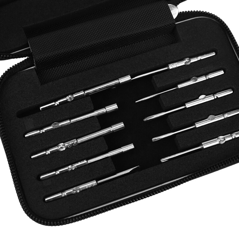 1 Set Glasses Precision Screwdriver Kit &amp; 1 Set Micro-Screws Tool Set For Eyeglass Sunglass Spectacles