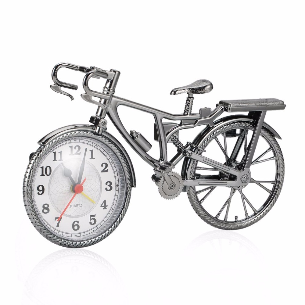 1pc abs retro cykel väckarklocka cool stil klocka personality needle clock nz -035 popular 22*6*13cm