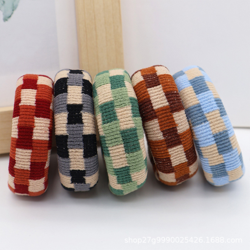 5 uds. De coleteros simples para mujeres y niñas, bandas elásticas de goma para el cabello, accesorios, lazo, Anillo para el cabello, tocado de cuerda, tocados, soporte para cola de caballo: Morado