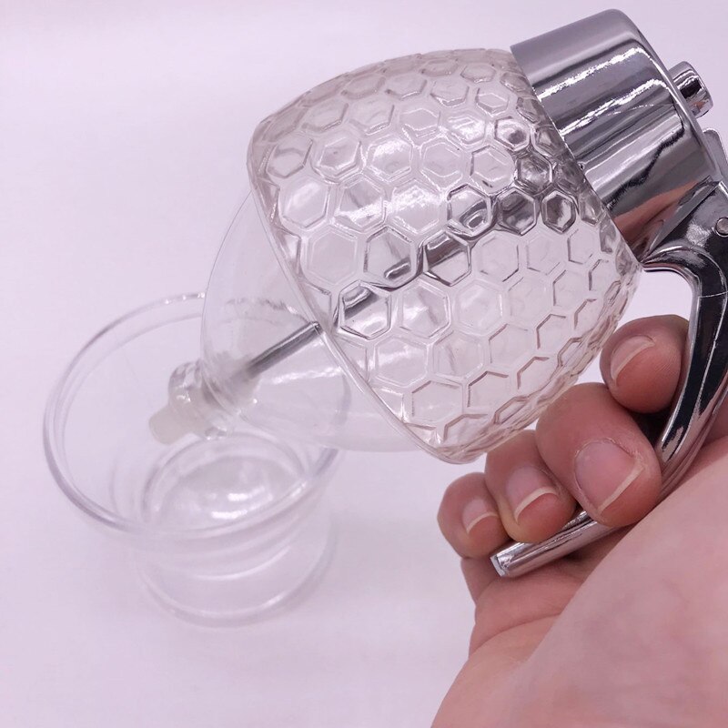 Acryl Honing Knijpfles Keuken Jam Kruiden Fles Druk Siroop Fles Olie Pot Sojasaus Fles Azijn Pot