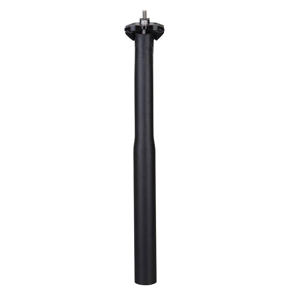 Balugoe Mtb 3K Carbon Fiets Zadelpen Zadelpennen Fiets Koolstofatomen Zadelpen Racefiets Zadelpen 27.2/30.8/31.6*350Mm Offset Tegenslag