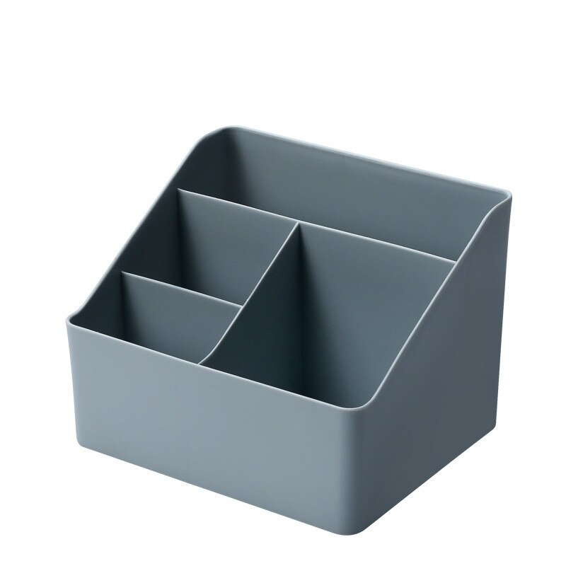 Kosmetisk opbevaringsboks skrivebordsrum opbevaringsboks rum makeup organizer: Grå