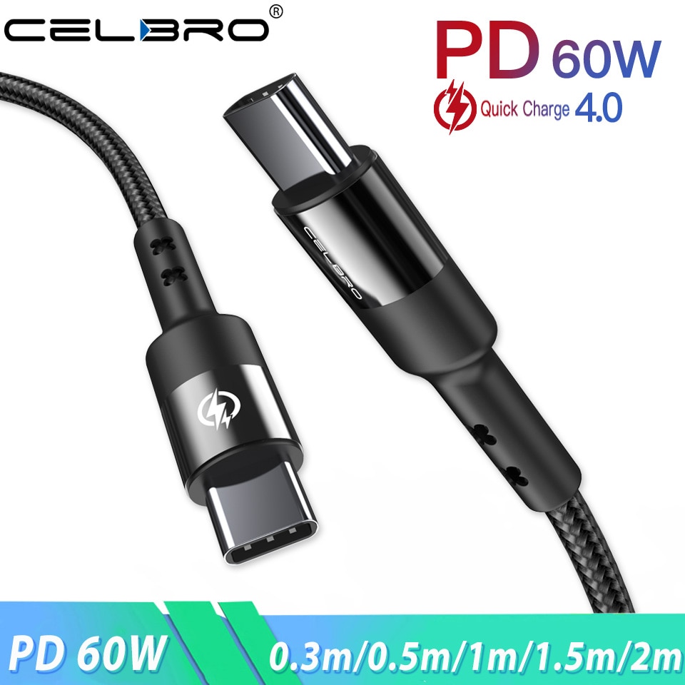 60W Pd Type C Naar Type C Kabel Usb Type C QC4.0 Quick Charger Kabel Pd Usb C Kabel voor Samsung Note 20 Ultra Huawei P40 Pro