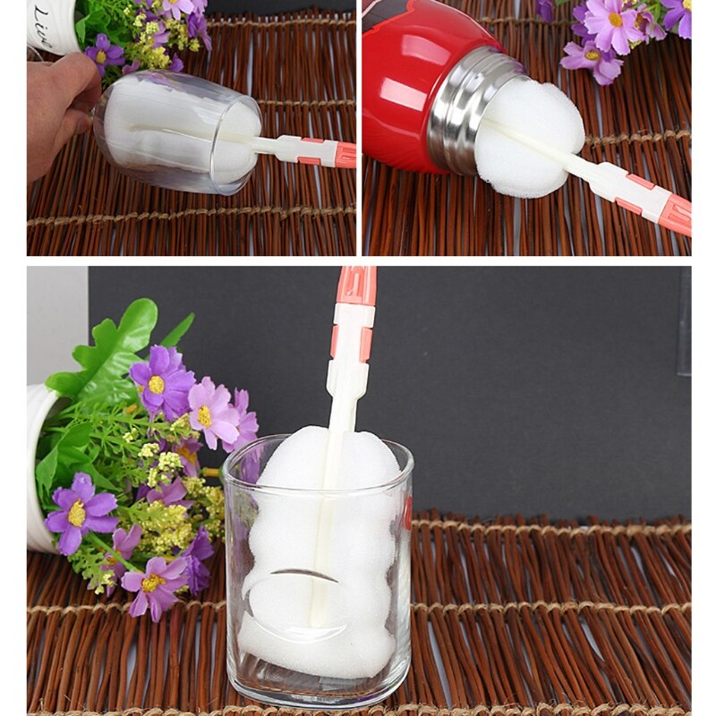 Baby Baby Milch Fütterung Flasche Schwamm Pinsel Nippel Reinigung Tasse Wäscher Reiniger Werkzeug