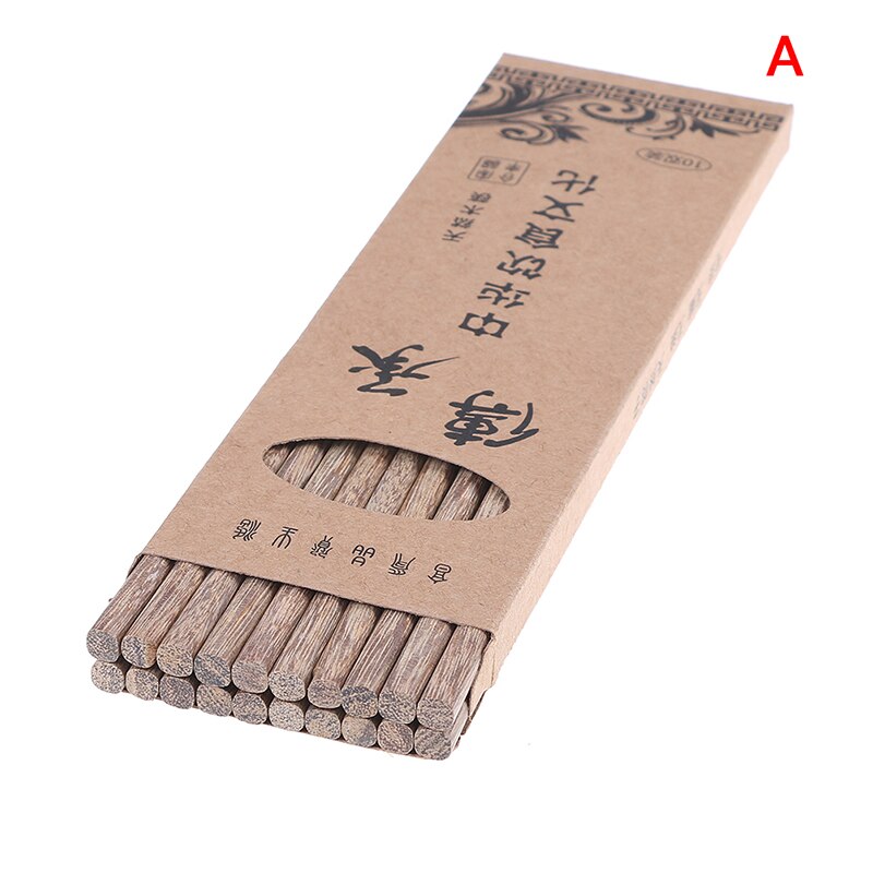 10 par /1 par naturlige japanske trebambus spisepinner helse uten laks voks servise servise: Tre 10 par a
