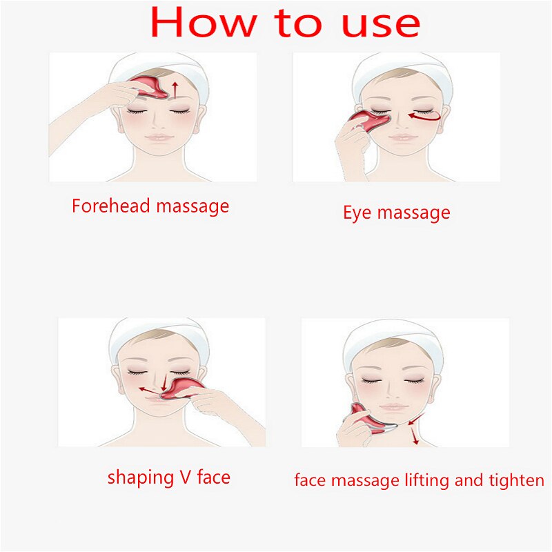 Ansigtsmassager løftende hud ansigtsværktøj kropsløft massage genopladelig hudforyngelse massageapparat elektrisk afskrabning