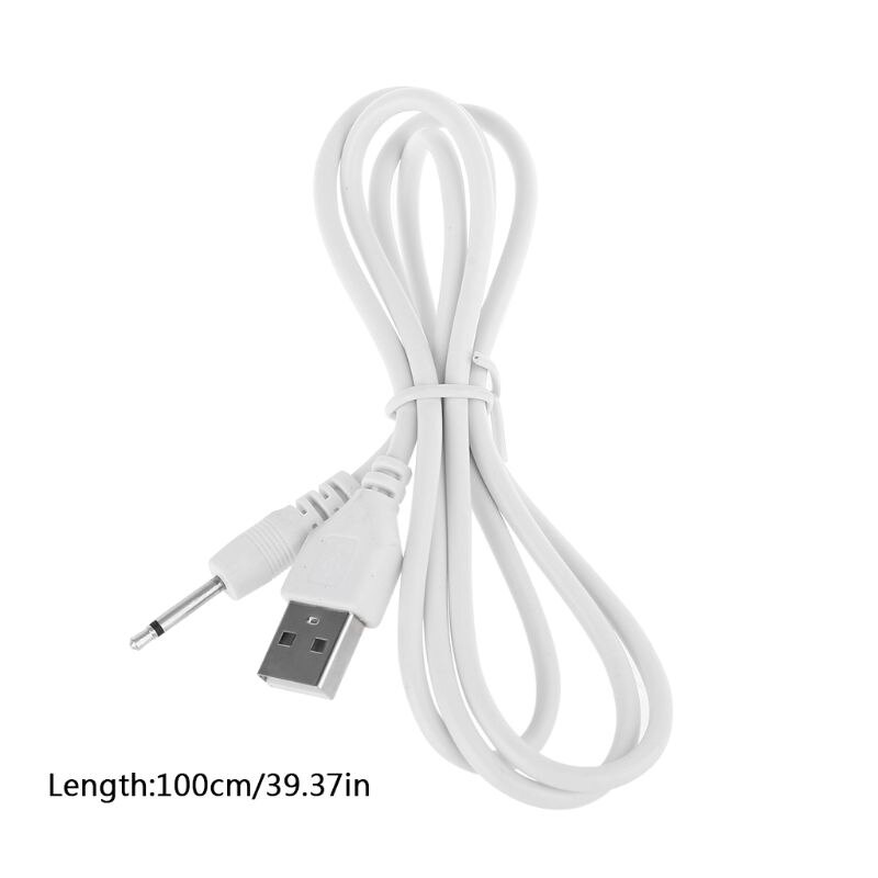 USB Charging Cable Cord Universal USB to 2.5 AUX Audio Mono Power Supply Charger 15/16/17/19mm