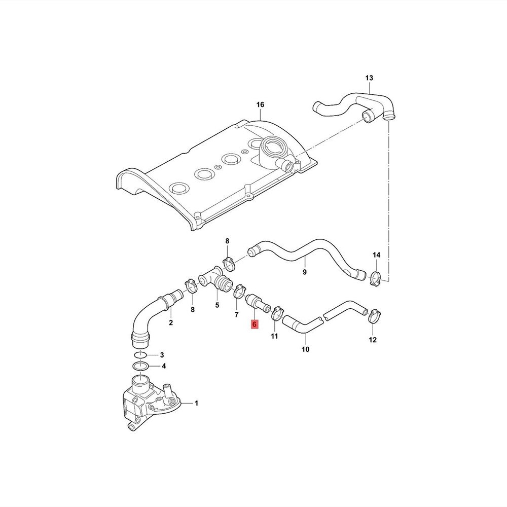 HONGGE 1 sztuk 035103245G PCV odpowietrznik zawór odpowietrzający skrzyni korbowej dla golf Passat Bora gra polo chrząszcz A3 TT 1.8T 130252010 2385038