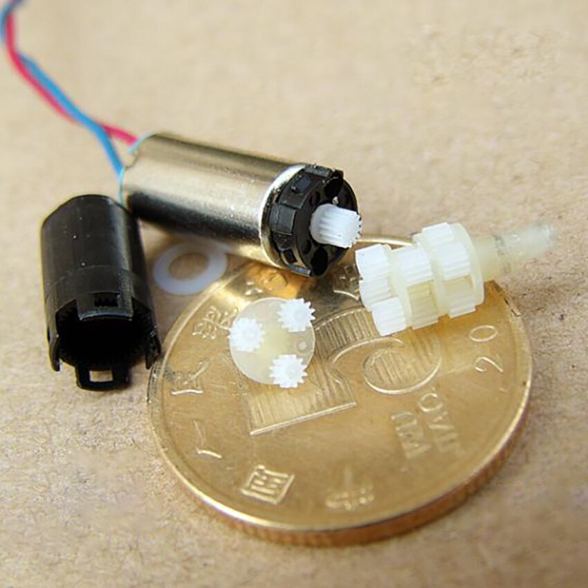 super mini 6mm planetgirmotor  dc3.7v 100 rpm stille girmotor 612 Brann-trinns hulkopp planetgir likestrømsmotor