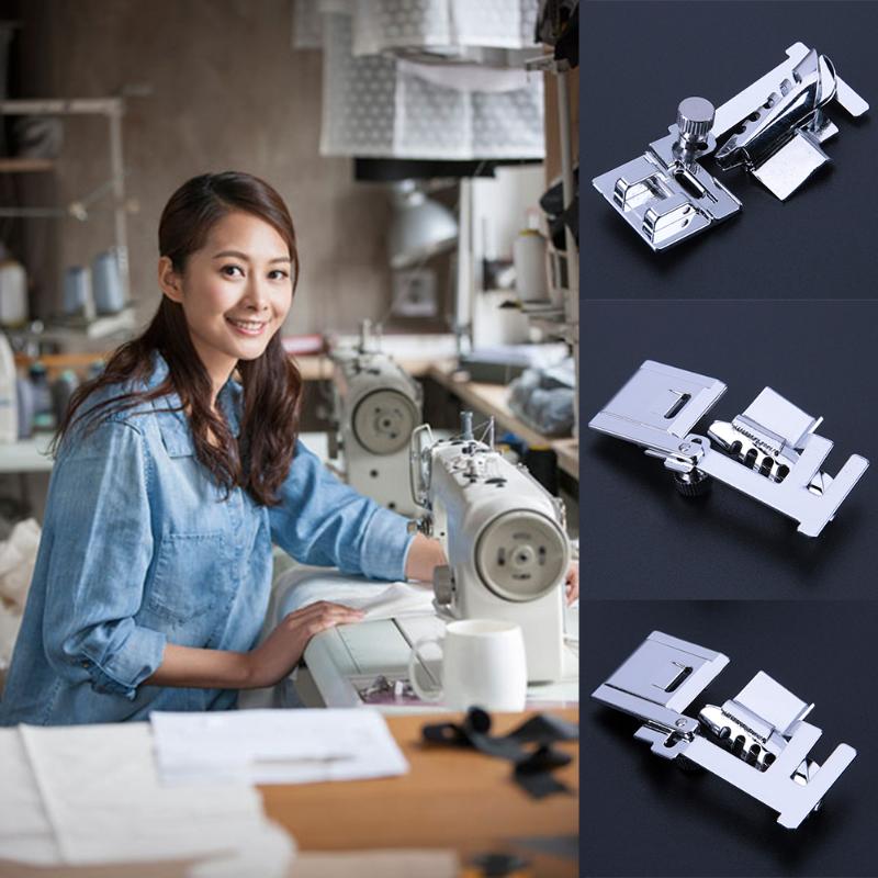 Rolzoom Curling Naaivoet Voor Singer Janome Naaimachine Binnenlandse Machine Deel Naaimachine Naaivoet Voeten Accessoires