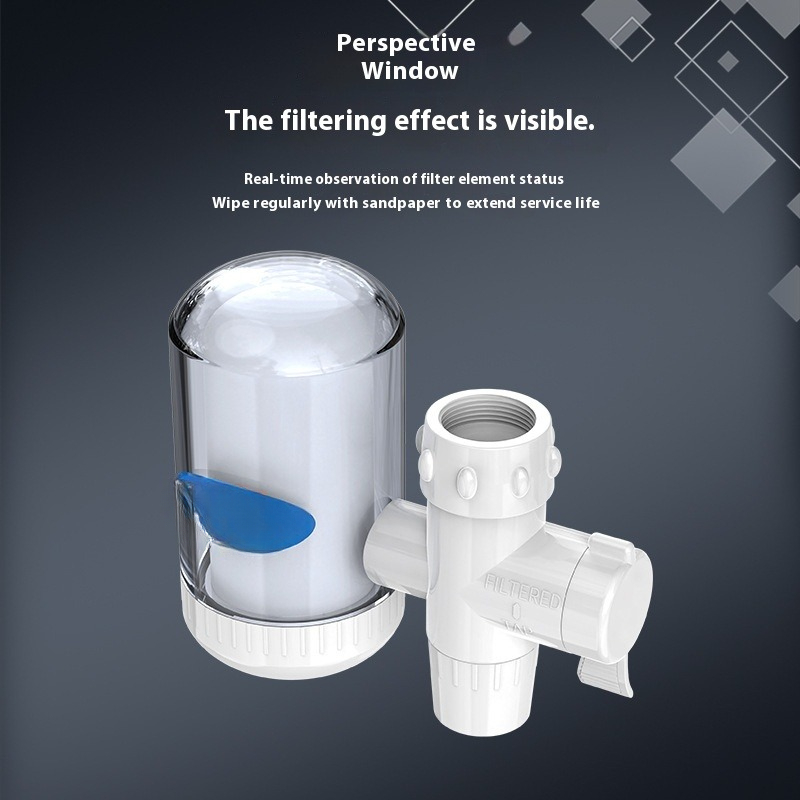 Depuratore d'acqua del rubinetto Lavabile Sostituzione Rubinetto della cucina Filtro Risparmio idrico Aeratore Ugello Rubinetto Filtro Cloro Apparecchio per il bagno