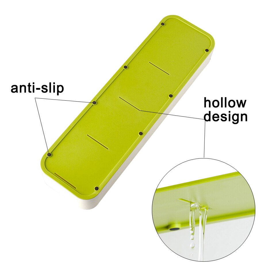 Plastic Knife Block Holder Drawer Knives Forks Spoons Storage Rack Knife Stand Cabinet Tray Kitchen Cultery Organizer