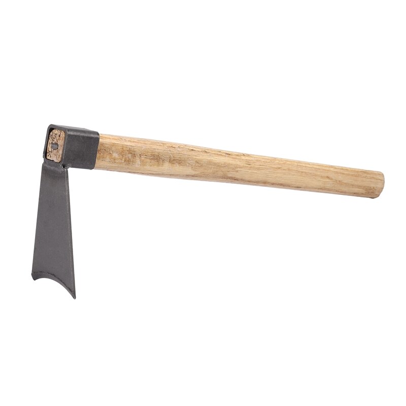 Mini Hand Tools Wooden Handle Hoe Excavator Tool Steel Agricultural Tools Planting Vegetable Garden Agriculture Agriculture