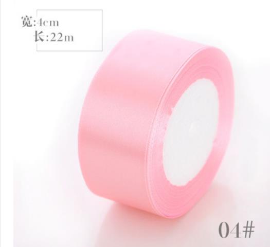Corde d&#39;emballage en couleur 22m, largeur 4cm, ruban, cerclage de ballon, gif t, corde de fleurs, sangle lisse et brillante: pink