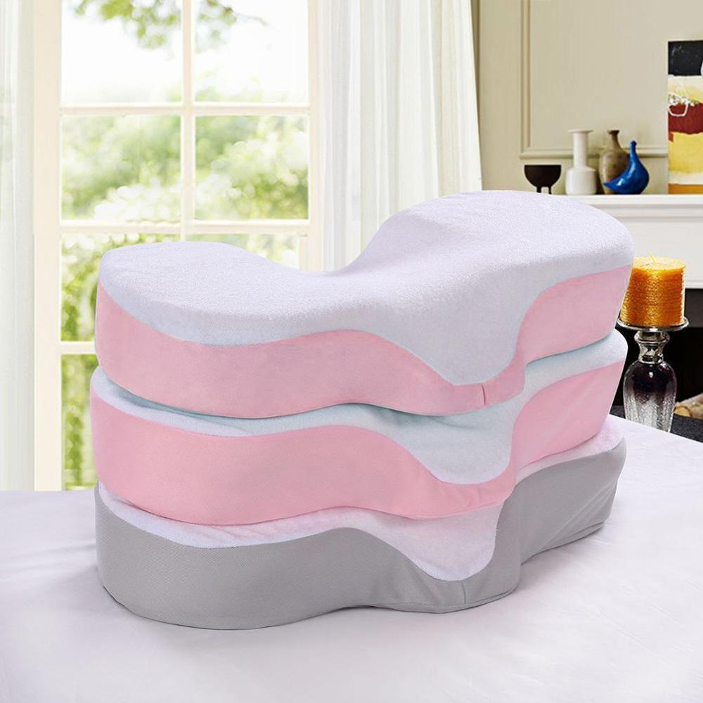 Memory Foam Anti Pillow Ergonomic Sleeping Improve Support Concave Headrest Curve Neck Pillows Perfect P1A7